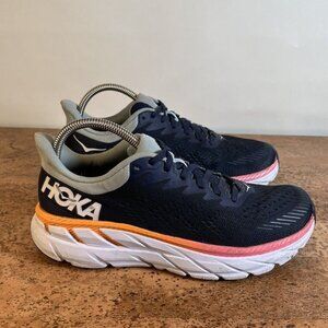 Hoka One One Womens Clifton 7 1110509 BIBH Blue Running Shoes Sneakers Size 9